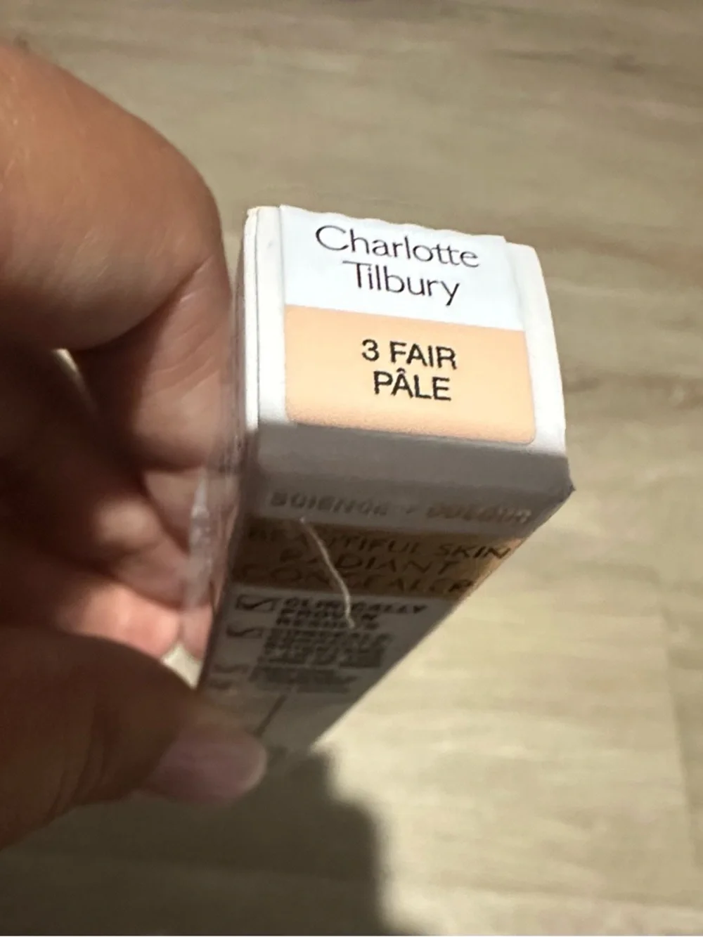 Charlotte Tilbury Beautiful Skin Radiant Concealer – Shade 3 Fair Pale – NWT
